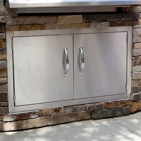 outdoor steel cabinet doors|stainless steel summer kitchen doors.